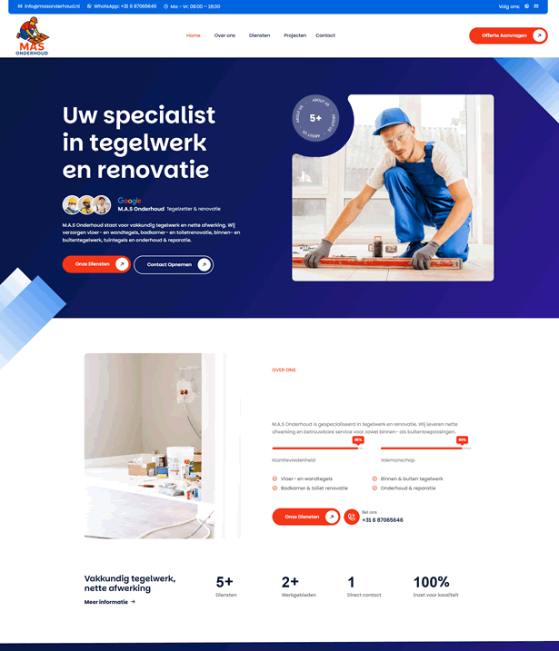 MAS Onderhoud - Renovatie en onderhoud specialist