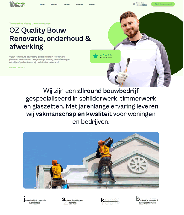 OZ Quality Bouw - Renovatie, onderhoud, schilderwerk en timmerwerk